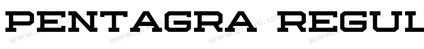 Pentagra Regular字体转换 Pentagra Regular字体转换